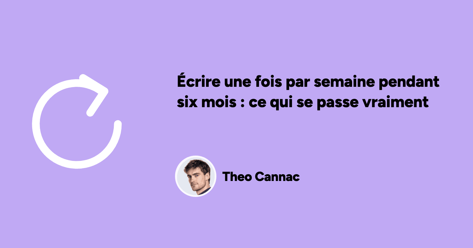Écrire une fois par semaine pendant six mois : ce qui se passe vraiment 1 Écrire une fois par semaine pendant six mois : ce qui se passe vraiment